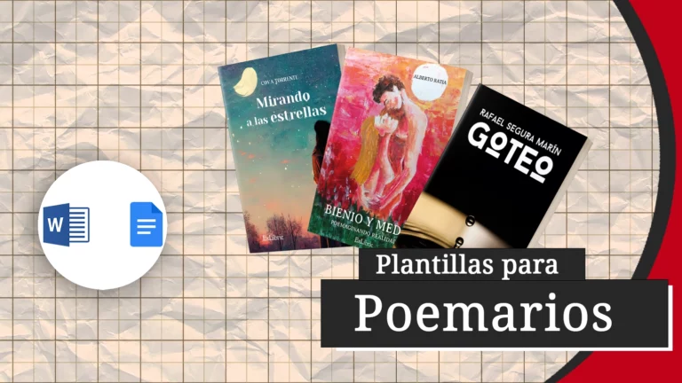 Descarga nuestras plantillas para libros de poesía y empieza a escribir tu poemario